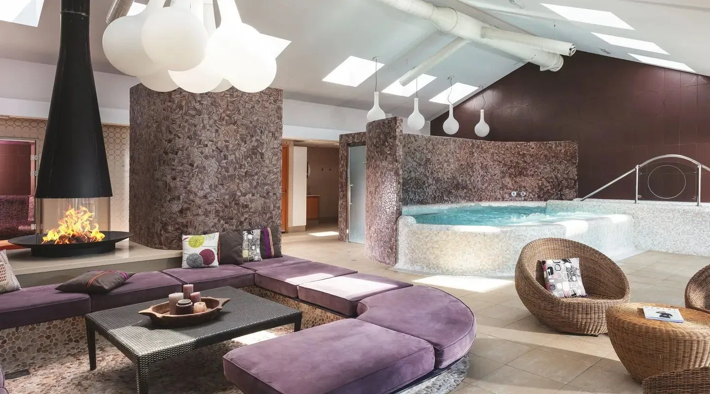 The spa interior at the Bedruthan Hotel